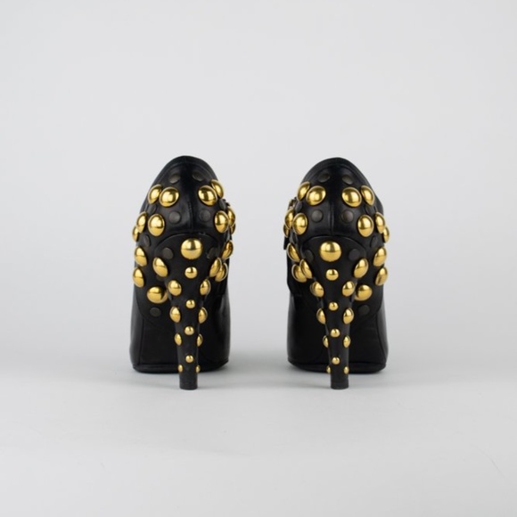 SOLD Gucci Babouska Studded Ankle Boots - Picture 4 of 9